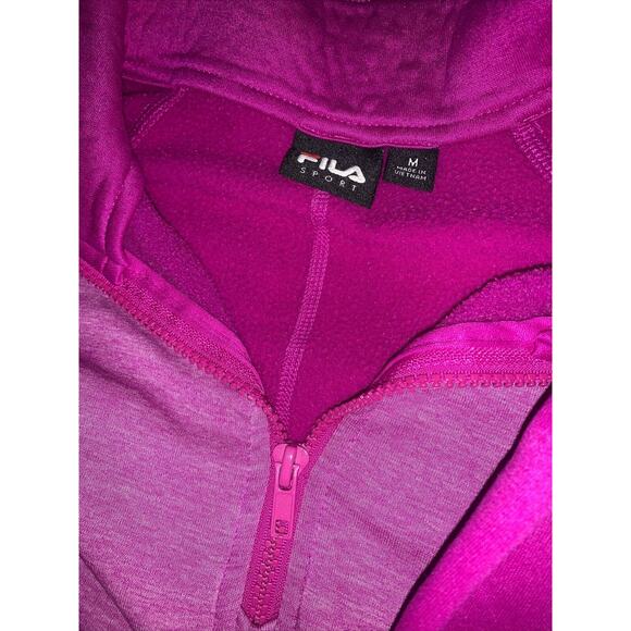 Fila Size Medium Zipper Hoodie Womens - Picture 5 of 6